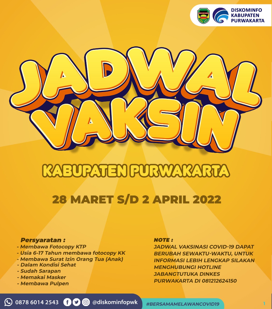 Jadwal Vaksin Covid-19